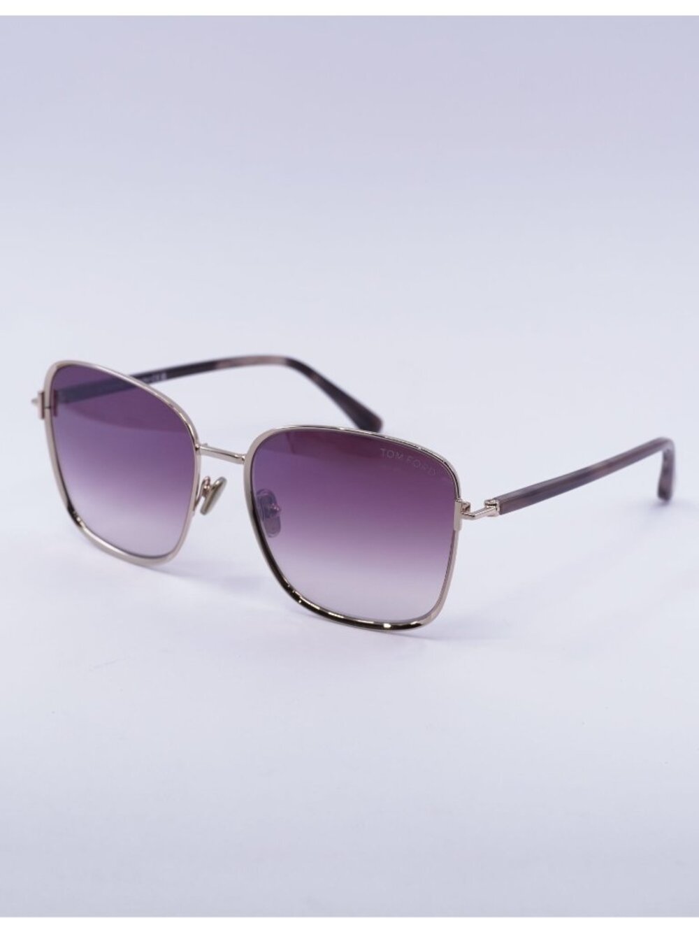 Tom Ford Fern FT1029 28Z Sunglasses Rose Gold Square Frame